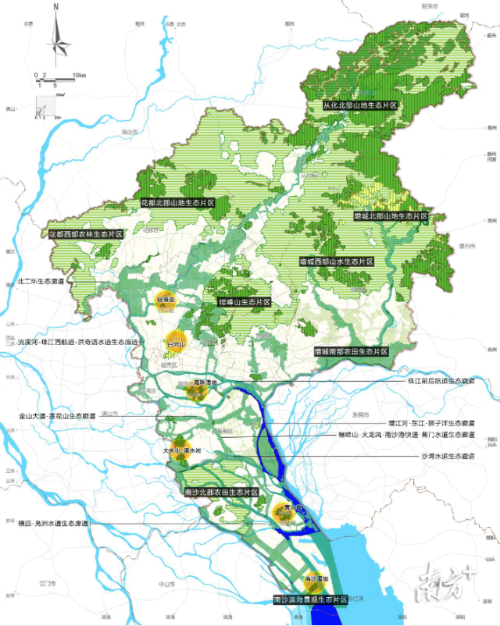 广州市生态系统保护规划图